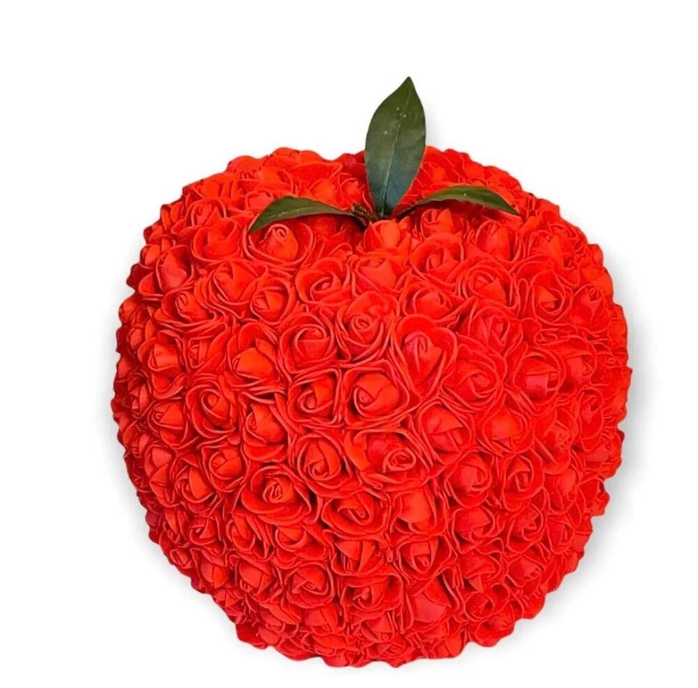 Handmade Red Apple Roses Great Gift For Teacher